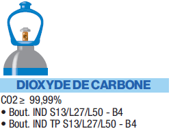 INDUSTRIEL DIOXYDE DE CARBONE TP L27 - VIDE